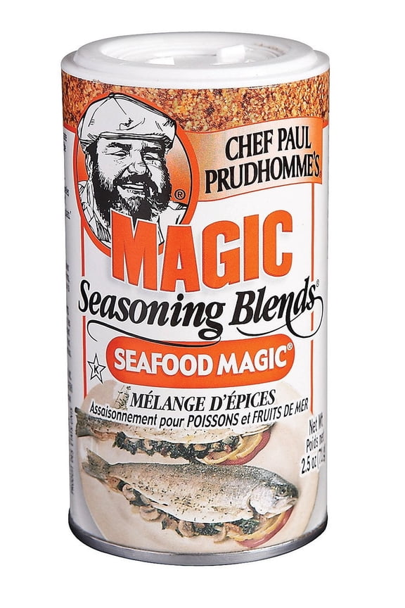 Pack Of 2 Chef Paul Prudhomme's Seafood Magic Seasoning Blend, 2.5 oz (Package May Vary)