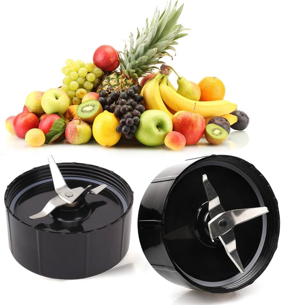 (Pack Of 2)Cross Blade Blender Magic Bullet Replacement Parts,Compatible with Magic Bullet 250W MB1001 Series With Gaskets Replacement Blender Part