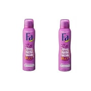Pack Of 2 FA Purple Passion Spray Deodorant 150ml Violet Leaves Scent
