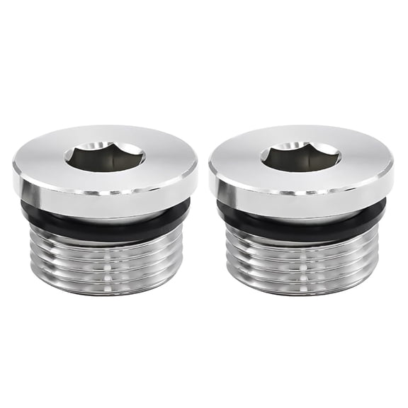 Pack Of 2 G1/2 Spell Port Outlets Thick Rubber Closed Conclusions For Equipment And Pipe Fittings