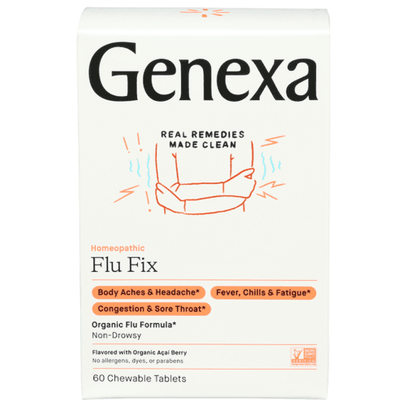 (Pack Of 2) Genexa Flu Fix 60 Tablets