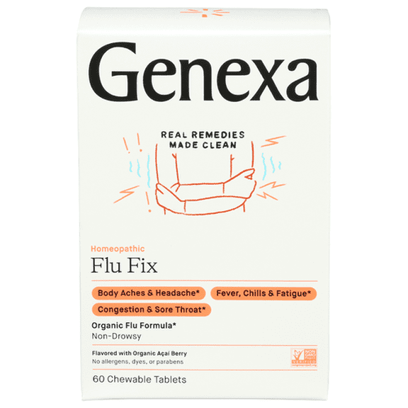 (Pack Of 2) Genexa Flu Fix 60 Tablets