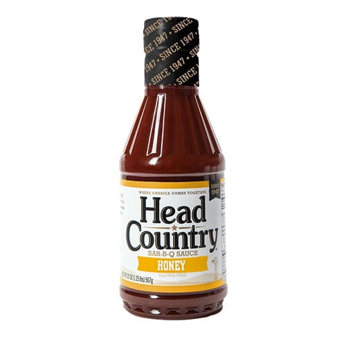 2 Pack Head Country Honey Bar-B-Q Sauce