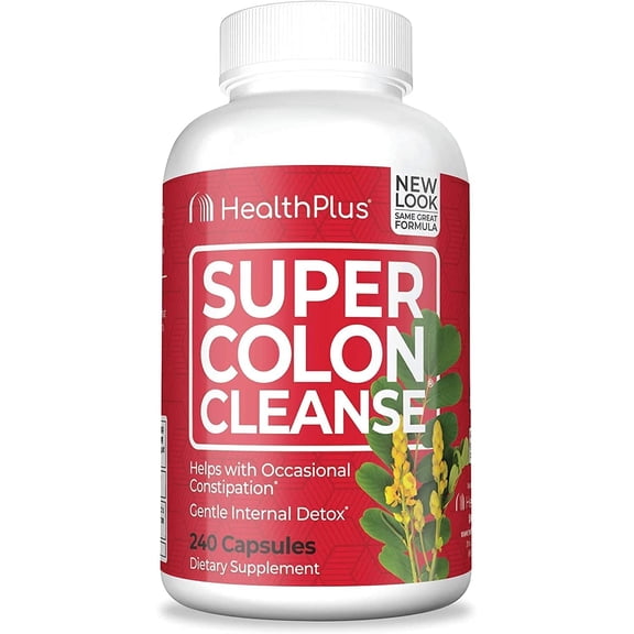 (Pack Of 2) Health Plus Colon Cleanse Super 240 Capsules
