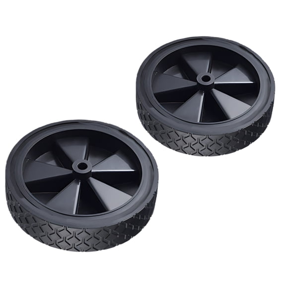 Pack Of 2 Heavy Duty Detachable Rubber Bearing Wheels For Camping Wagons Quiet Rolling Fast Release Design