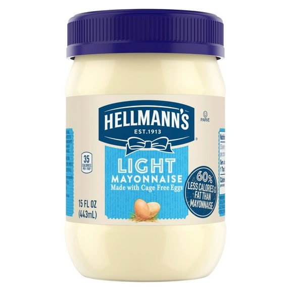 Pack Of 2 Hellmann's Light Mayonnaise - 15 oz (Packaging May Vary)