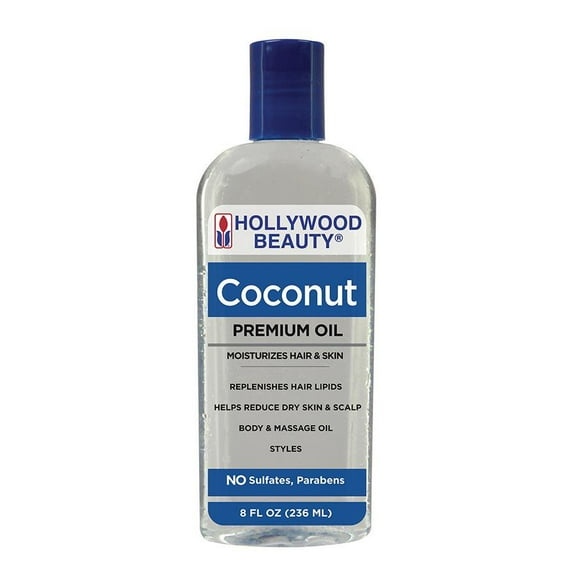 Pack Of 2 Hollywood Beauty Premium Coconut Oil Hair & Skin Moisturizer - 8 oz (Packaging May Vary)