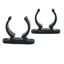 Pack Of 2 Kayak Paddle Clips Plastic Paddle Oar Holder Clips Keeper For Outdoor Kayak Canoe Rowing Boat For 38Mm 1.5 Inch Pole