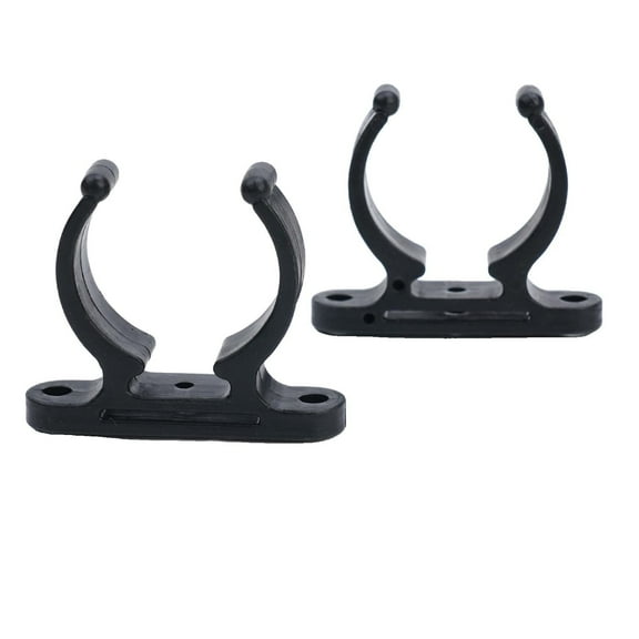 Pack Of 2 Kayak Paddle Clips Plastic Paddle Oar Holder Clips Keeper For Outdoor Kayak Canoe Rowing Boat For 38Mm 1.5 Inch Pole