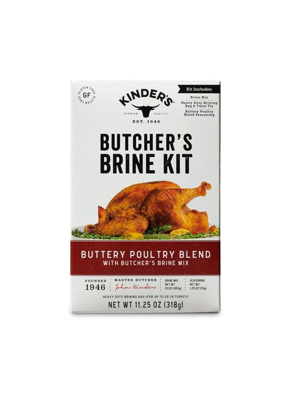 Pack Of 2 Kinder's Turkey Brine Kit, 11.25 oz