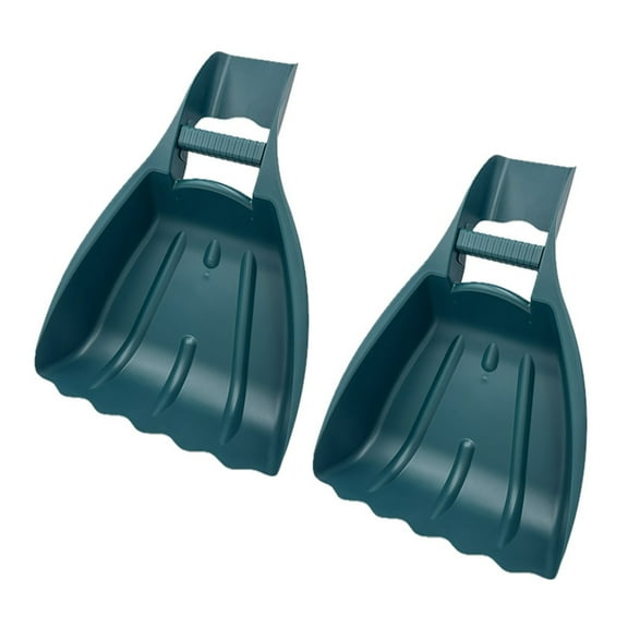 Pack Of 2 Leaf Collector Hand Rakes Ergonomic Garden Tool For Easy Cleanup