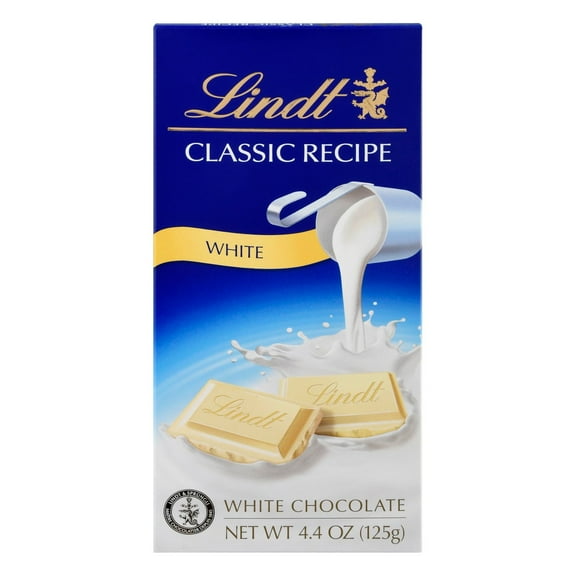 Pack Of 2 Lindt Classic Recipes White Chocolate Bar - 4.4 oz (Packaging May Vary)