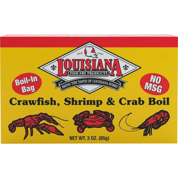 Pack Of 2 Louisiana Crawfish, Shrimp and Crab Boil, 3 oz (Package May Vary)