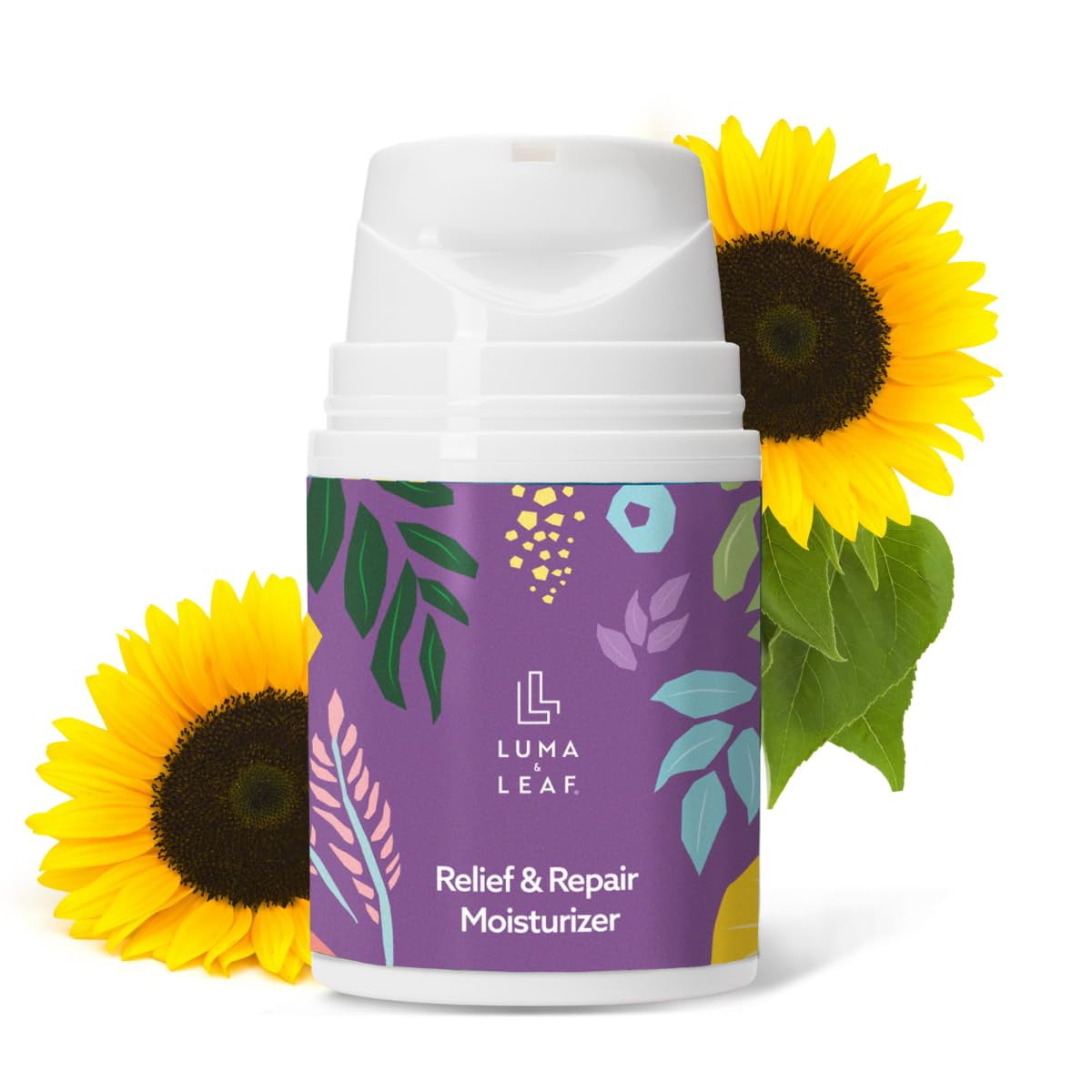 (Pack Of 2) Luma And Leaf Moisturizer Face Relief Repair 1.7 Fl Oz