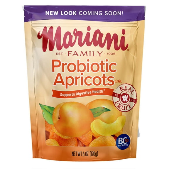 Pack Of 2 Mariani Probiotic Apricots - 6 oz (Packaging May Vary)