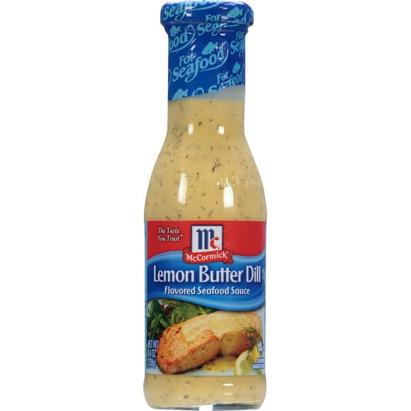 Pack Of 2 McCormick Lemon Butter Dill Seafood Sauce - 8.4 oz (Packaging May Vary)