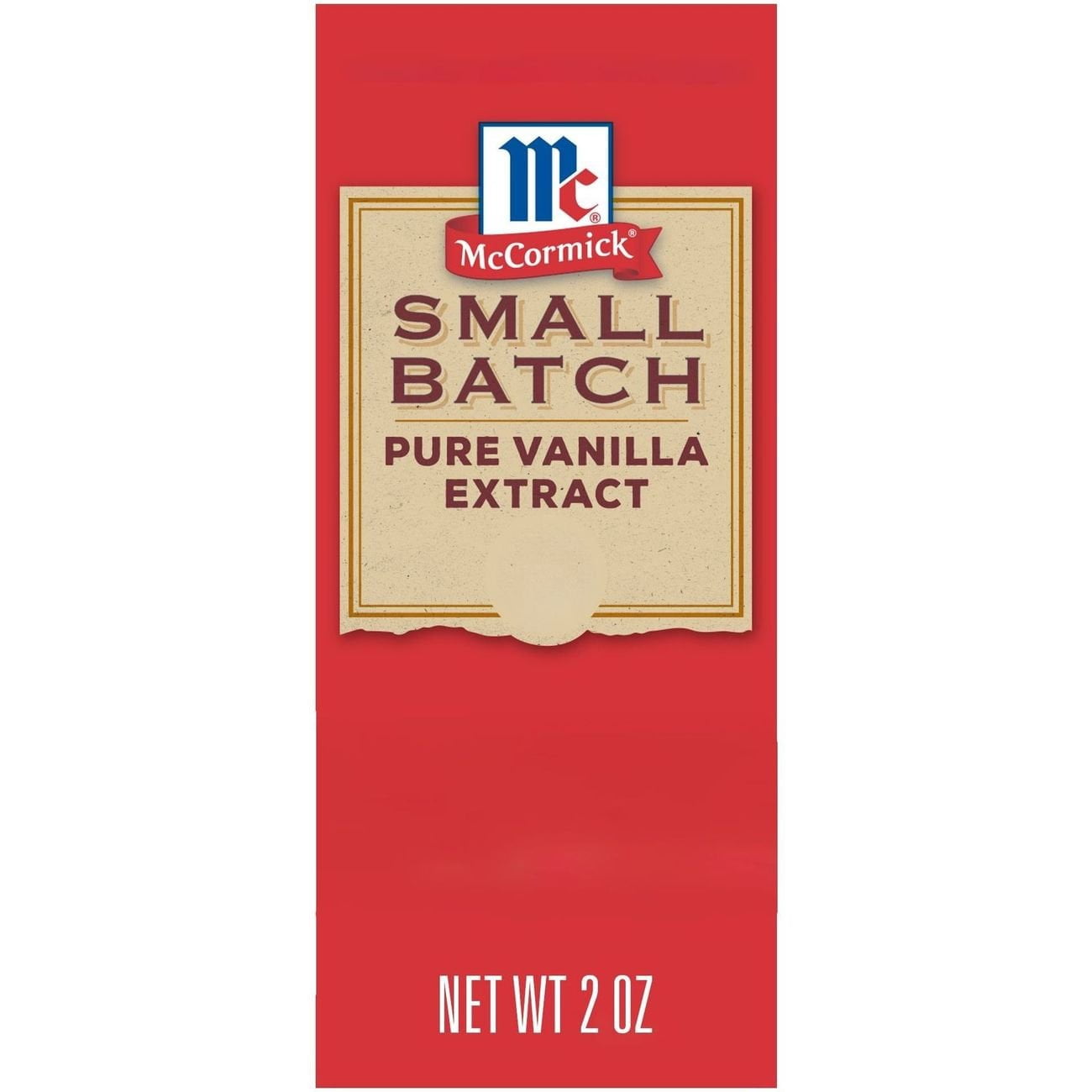 Pack Of 2 McCormick Small Batch Pure Vanilla Extract, 2 oz (Package May Vary)