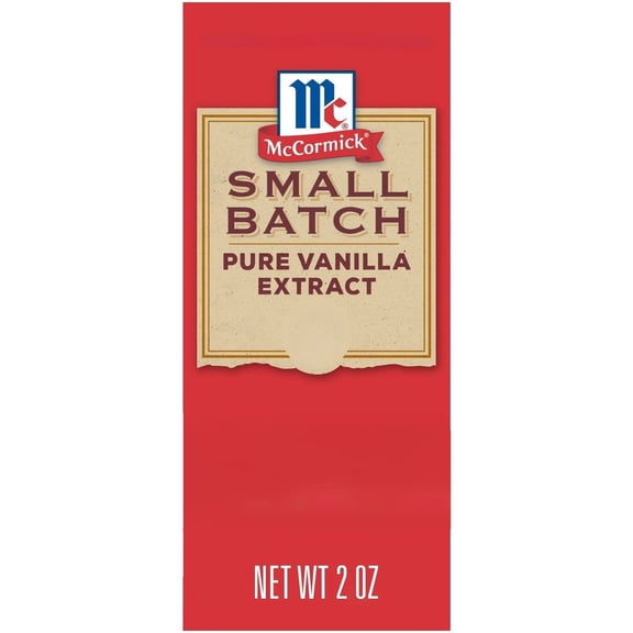 Pack Of 2 McCormick Small Batch Pure Vanilla Extract, 2 oz (Package May Vary)