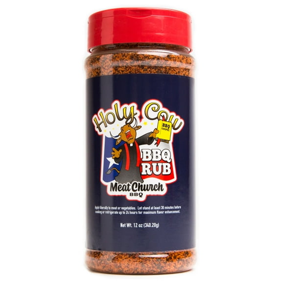 Pack Of 2 Meat Church Holy Cow BBQ Rub, 12 oz (Package May Vary)