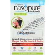 Pack Of 2 Nasopure Salt Packets Refill Kit 40 Each
