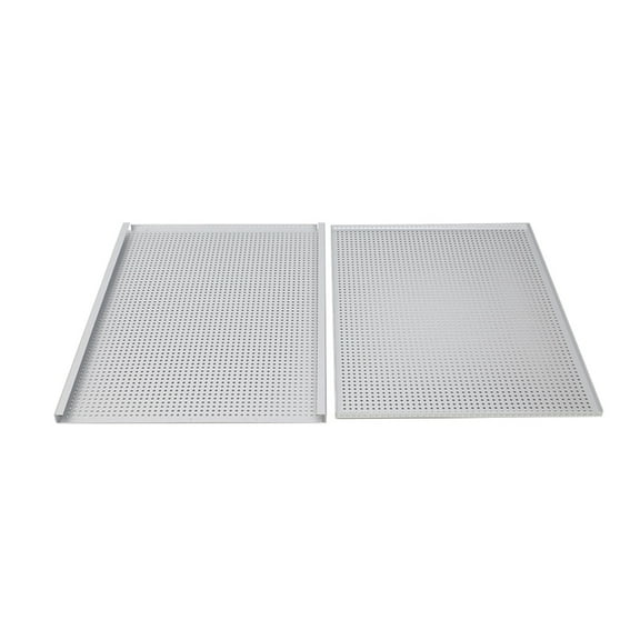 Pack Of 2 Nonstick Aluminum Baking Trays for Pastry and Meat Perforated Dish