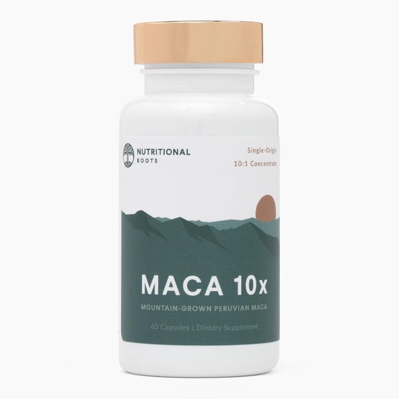 (Pack Of 2) Nutritional Roots Maca Peruvian 10X 60 Capsules