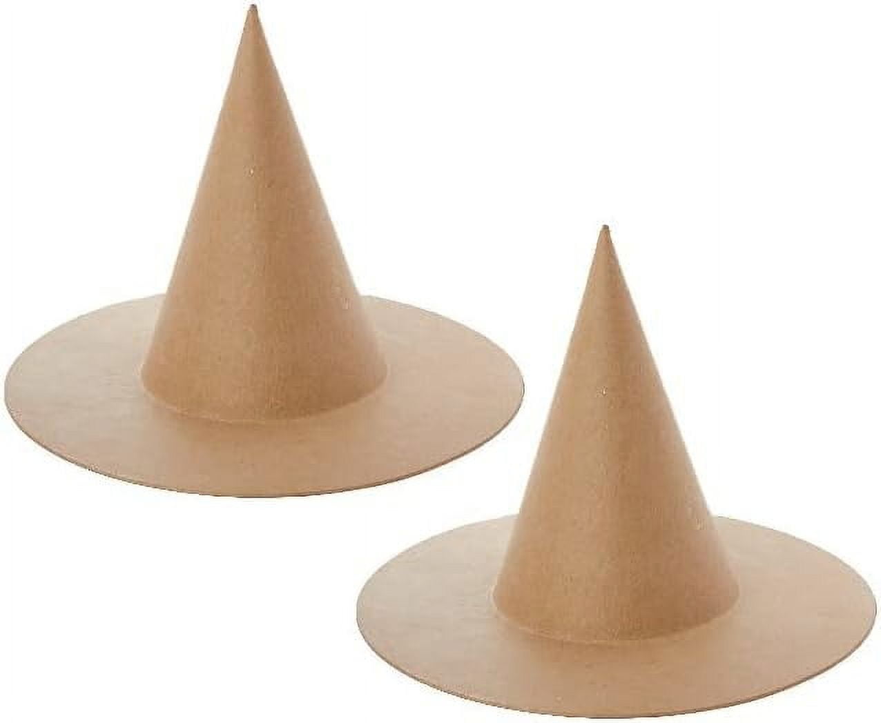 Pack Of 2 Paper Mache Witch Hats By Papier Mache Cone Hats For