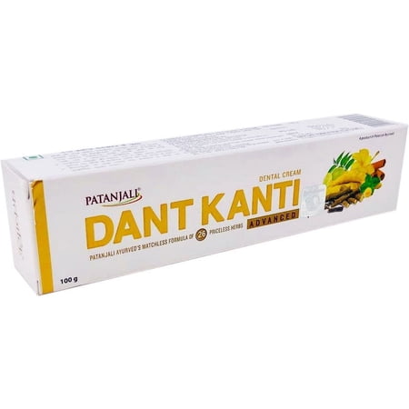 Pack Of 2 - Patanjali Dant Kanti Advanced Toothpaste- 100 Gm (3.5 Oz)