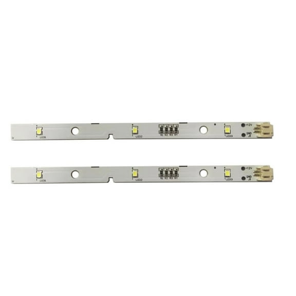 Pack Of 2 Replacement LED Light Strips Panel Components For Refrigerator Models MDDZ162A 1629348 1529227 12V Cold White