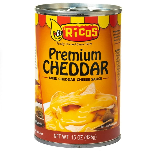 Pack Of 2 Ricos Aged Cheddar Cheese Sauce - 15 oz (Packaging May Vary)