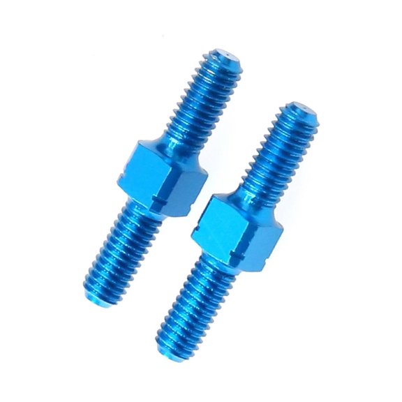 Pack Of 2 Rod Linkage 3x18mm Aluminum Turnbuckles For Enhanced Remote Control Car by LUVNIMB