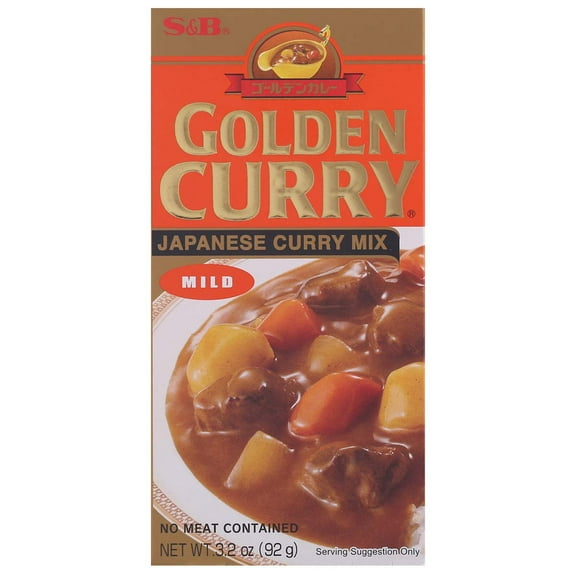 Pack Of 2 S&B Golden Curry Japanese Curry Mix - Mild - 3.2 oz (Packaging May Vary)