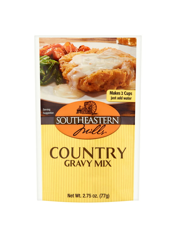 Pack Of 2 Southeastern Mills Gravy Mix Packet, Country Gravy Mix, Makes