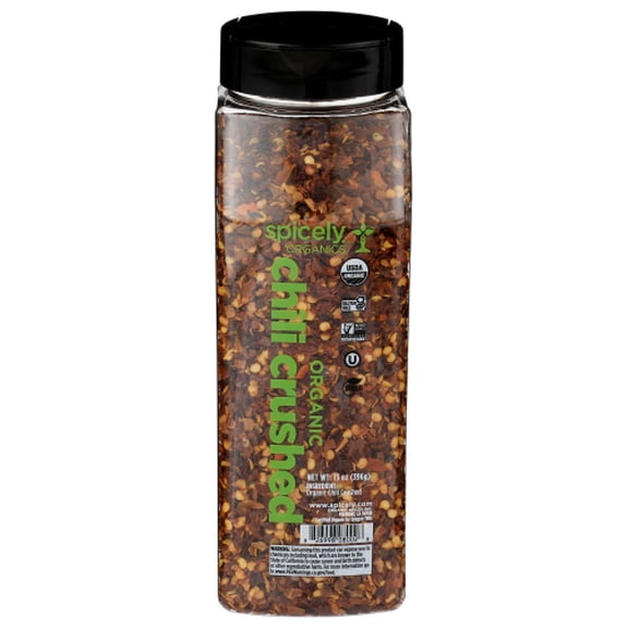 (Pack Of 2) Spicely Organics Chili Crushed Club Size 13 Oz