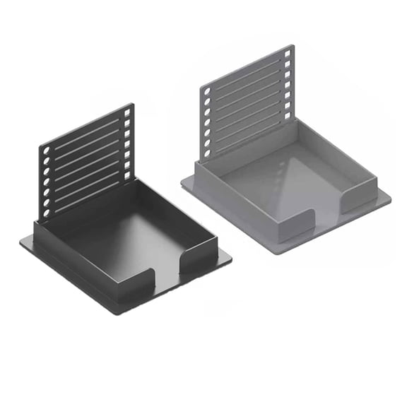 Pack Of 2 Sticky Note Storage Box for Desk Organization Daily Planner Organizers Efficient Posts It Note Holder