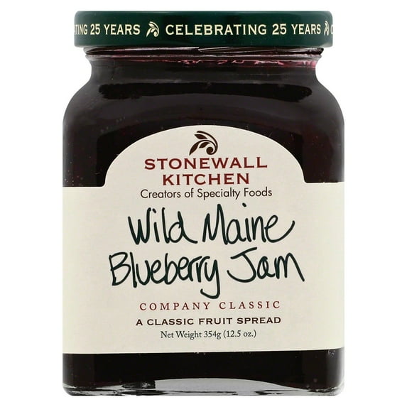 Pack Of 2 Stonewall Kitchen Wild Maine Blueberry Jam - 12.5 oz (Packaging May Vary)