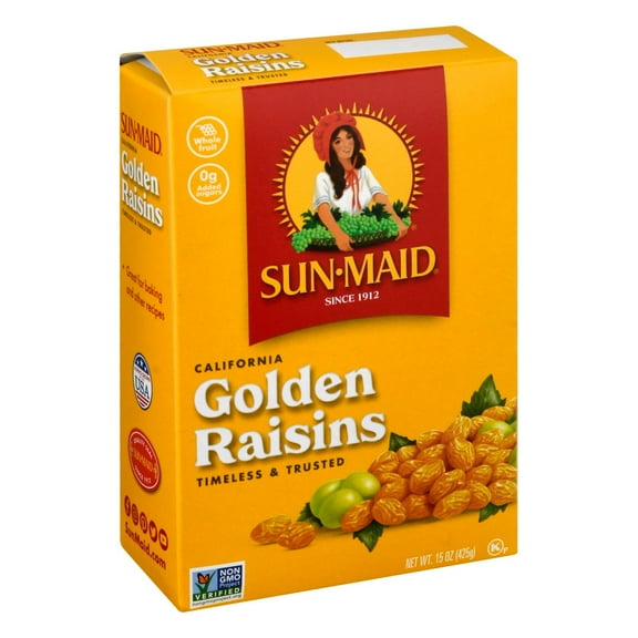 Pack Of 2 Sun-Maid Sun Maid Golden Raisins - 12 OZ (Packaging May Vary)