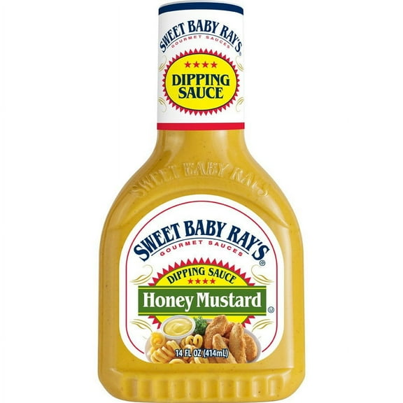 Pack Of 2 Sweet Baby Ray's Honey Mustard Dipping Sauce - 14 oz (Packaging May Vary)