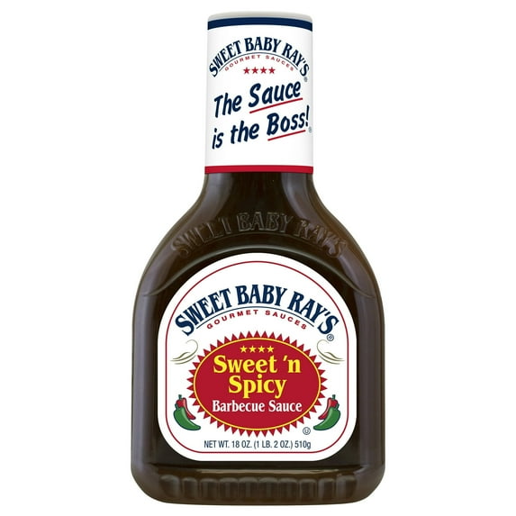 Pack Of 2 Sweet Baby Ray's Sweet 'n Spicy Barbecue Sauce - 18 oz (Packaging May Vary)