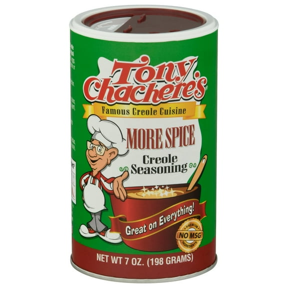 Pack Of 2 Tony Chachere's More Spice Seasoning, 7 oz (Package May Vary)
