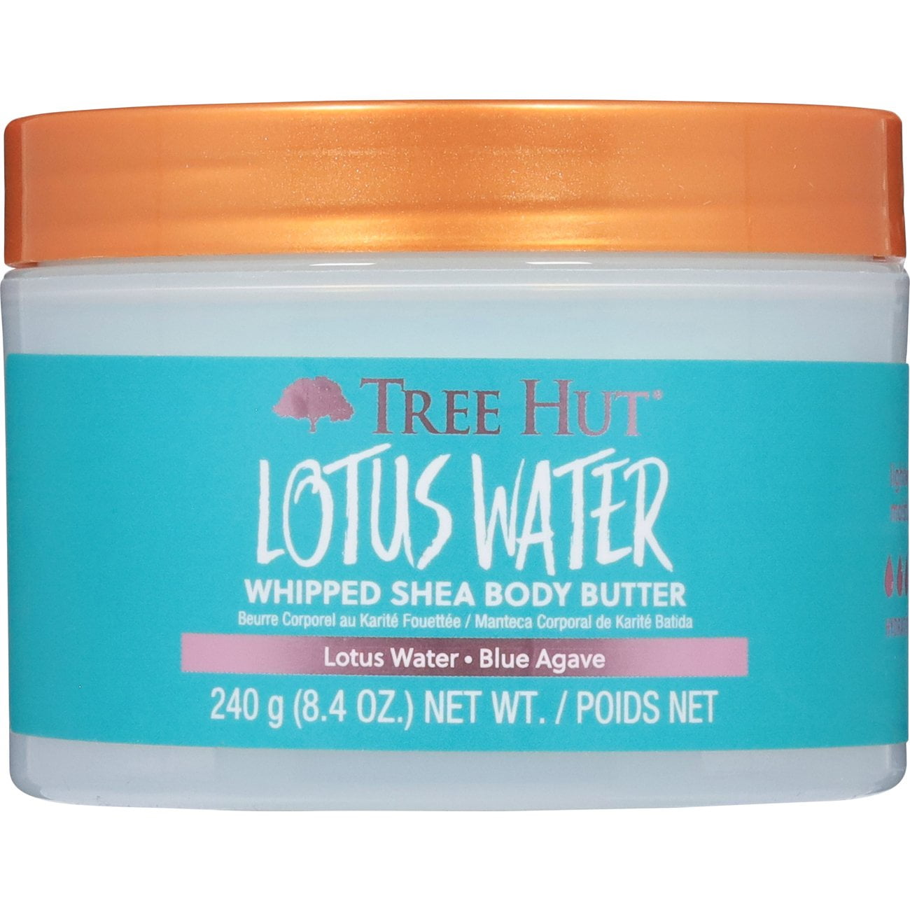Pack Of 2 Tree Hut Whipped Shea Body Butter - Lotus Water - 8.4 oz (Packaging May Vary)