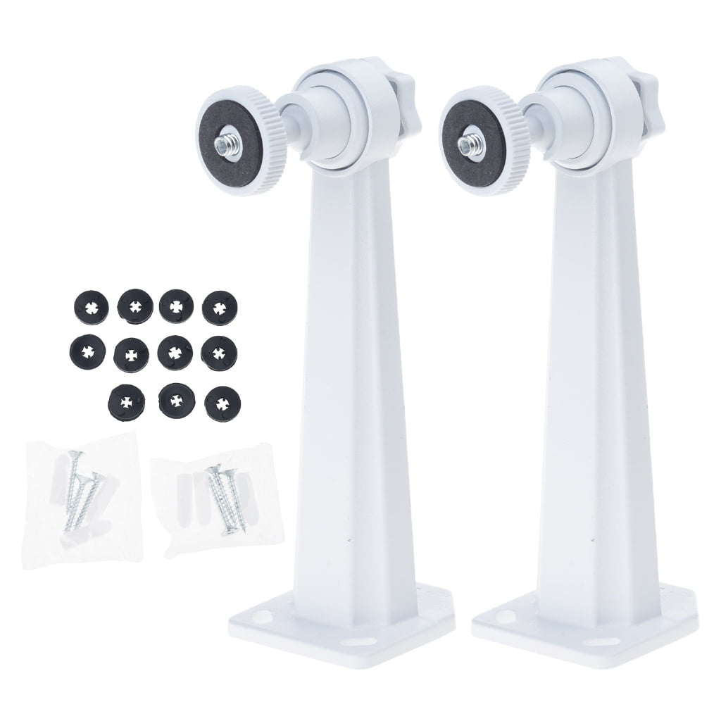 Pack Of 2 Wall Mount Security Camera Mounts Aluminum Alloy Adjustable ...