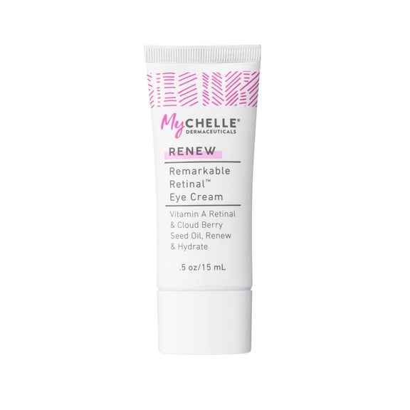 MyChelle Dermaceuticals Remarkable Retinal Eye Cream (0.5 Fl Oz) - Anti Aging Serum with Potent Vitamin A and Plant Stem Cells to Reduce Appearance of Fine Lines and Wrinkles