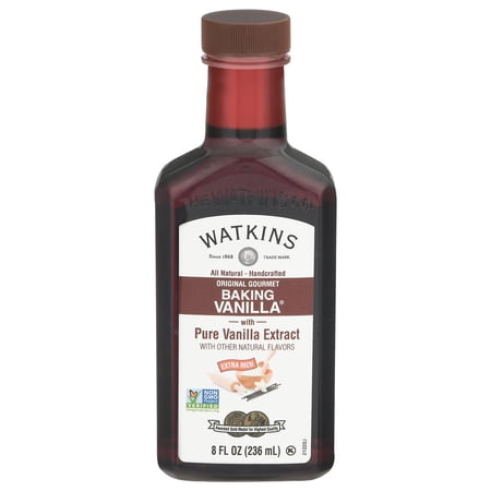 Pack Of 2 Watkins Original Gourmet Baking Vanilla with Pure Vanilla Extract - 8 oz (Packaging May Vary)