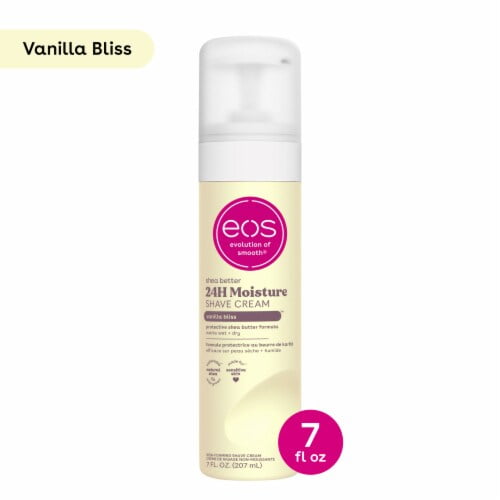 EOS Vanilla Bliss 24 Hour Moisture Shave Cream 7 fl oz - Pack of 2
