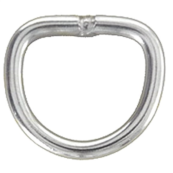 Pack Of 20 1 In Western Horse Tack Welded Wire Nickel Plated Dee Rings
