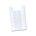 thumbnail image 1 of Pack Of 200, Extra Large Solid White Economy Plastic T Sacks 20 X 10 X 30" .75 Mil Made In USA, 1 of 1