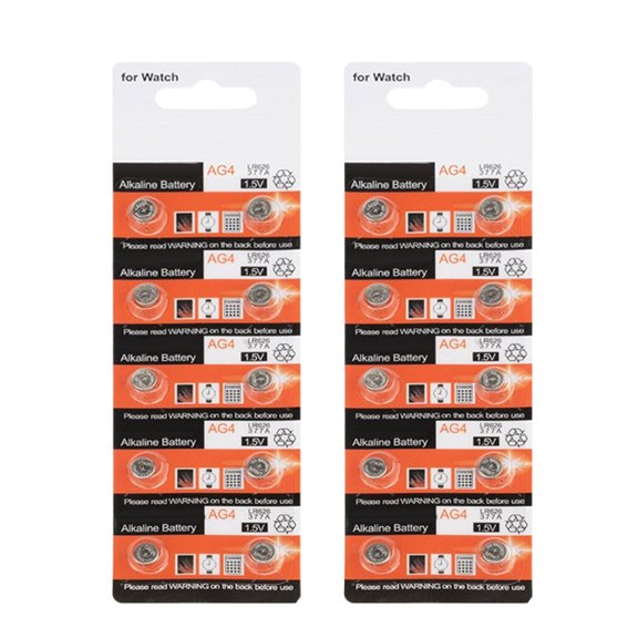 Pack Of 20pcs/10pcs AG4 377/LR626sw High Performances Alkaline Button Cell Batteries For Watches And Calculators