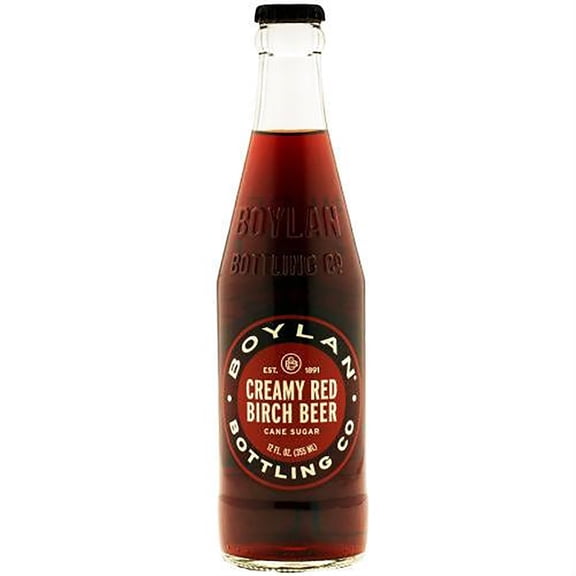 (Pack Of 24) Boylan Soda Creamy Red Birch Beer 12 Fo