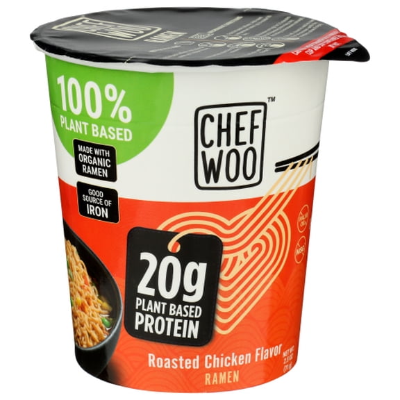 (Pack Of 24) Chef Woo Ramen Roasted Chicken Flavor 2.5 Oz
